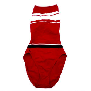 Ralph Lauren l One Piece Red Swim Suit Size 6